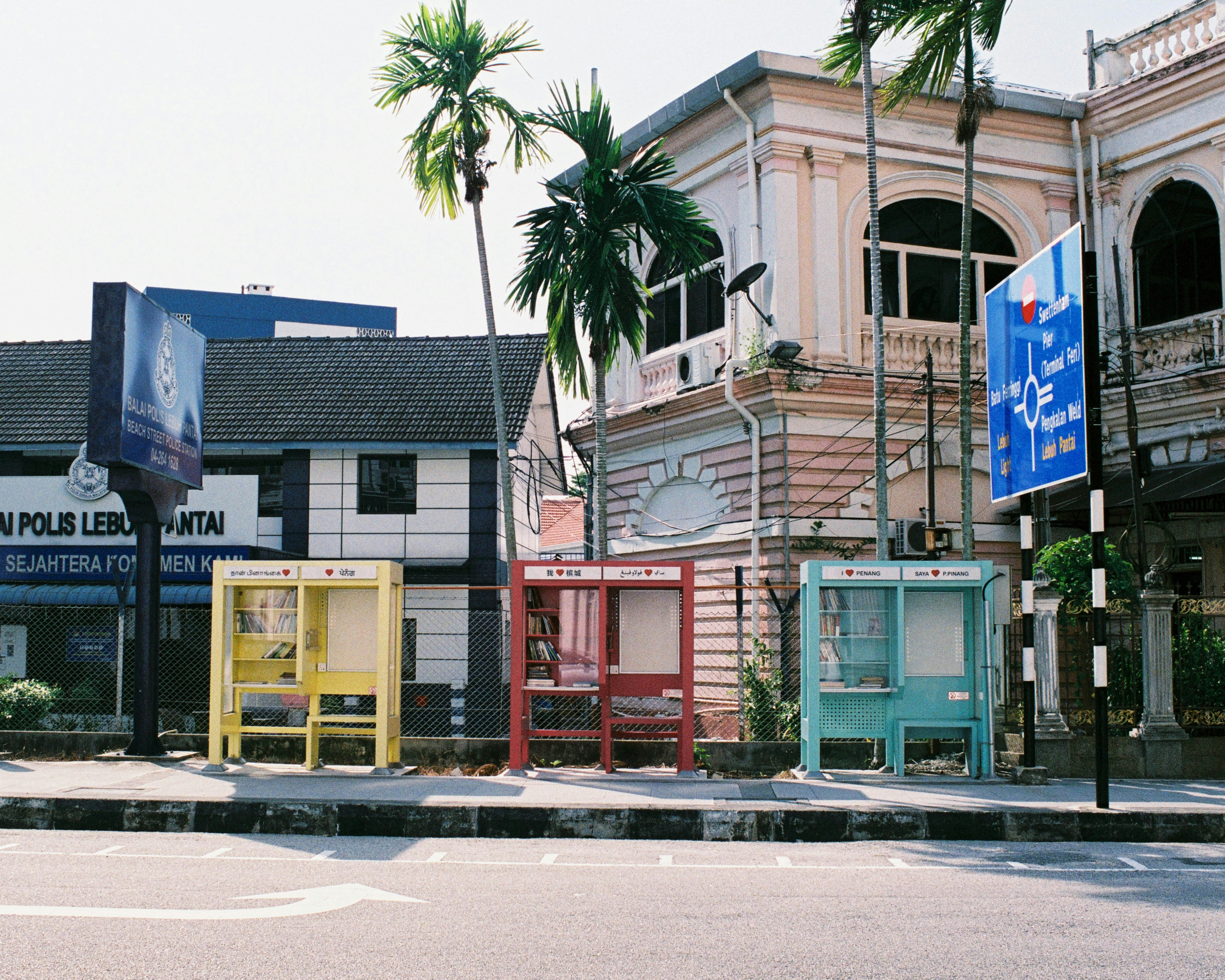 bus stops