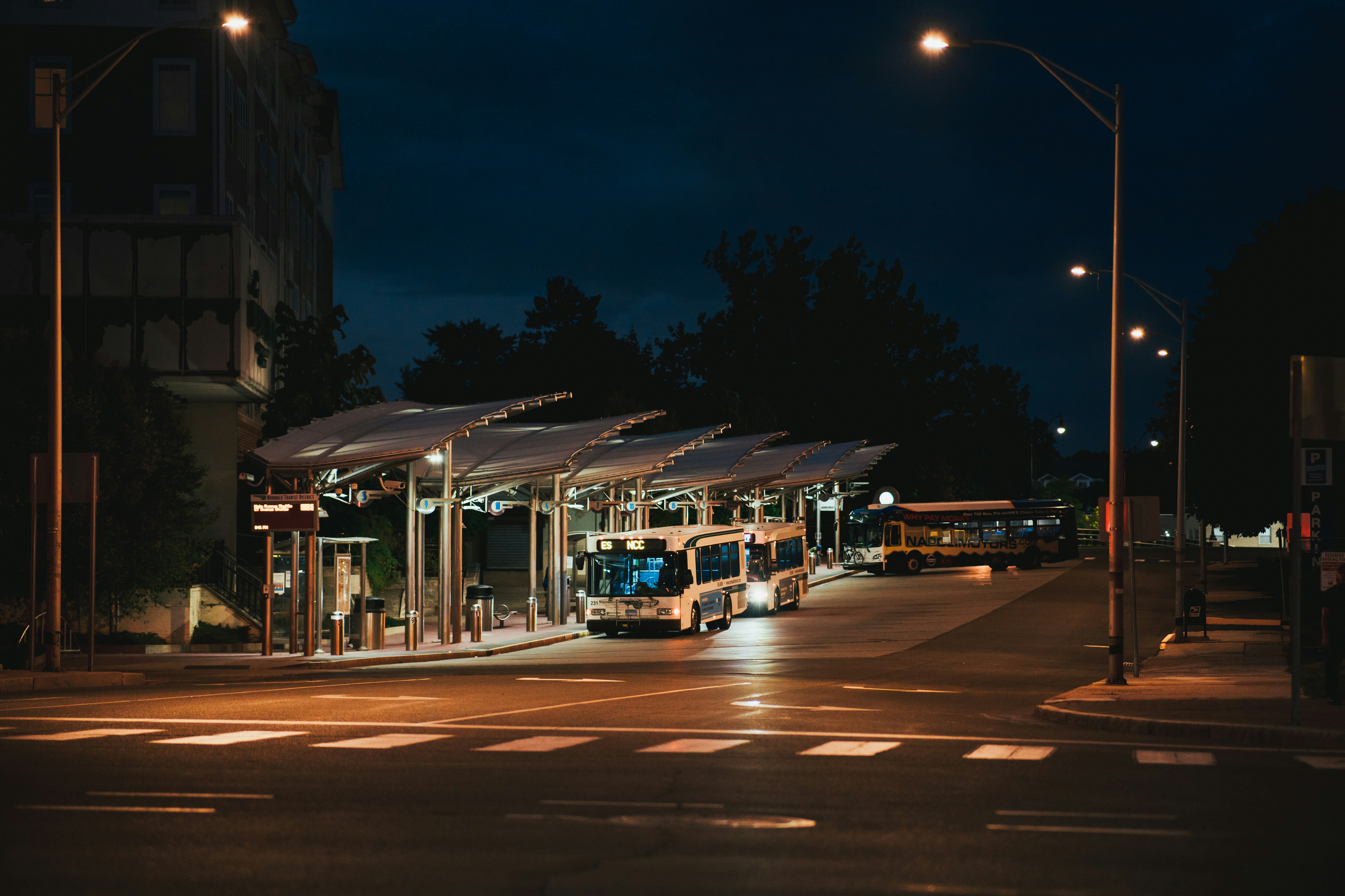 midnight bus depot
