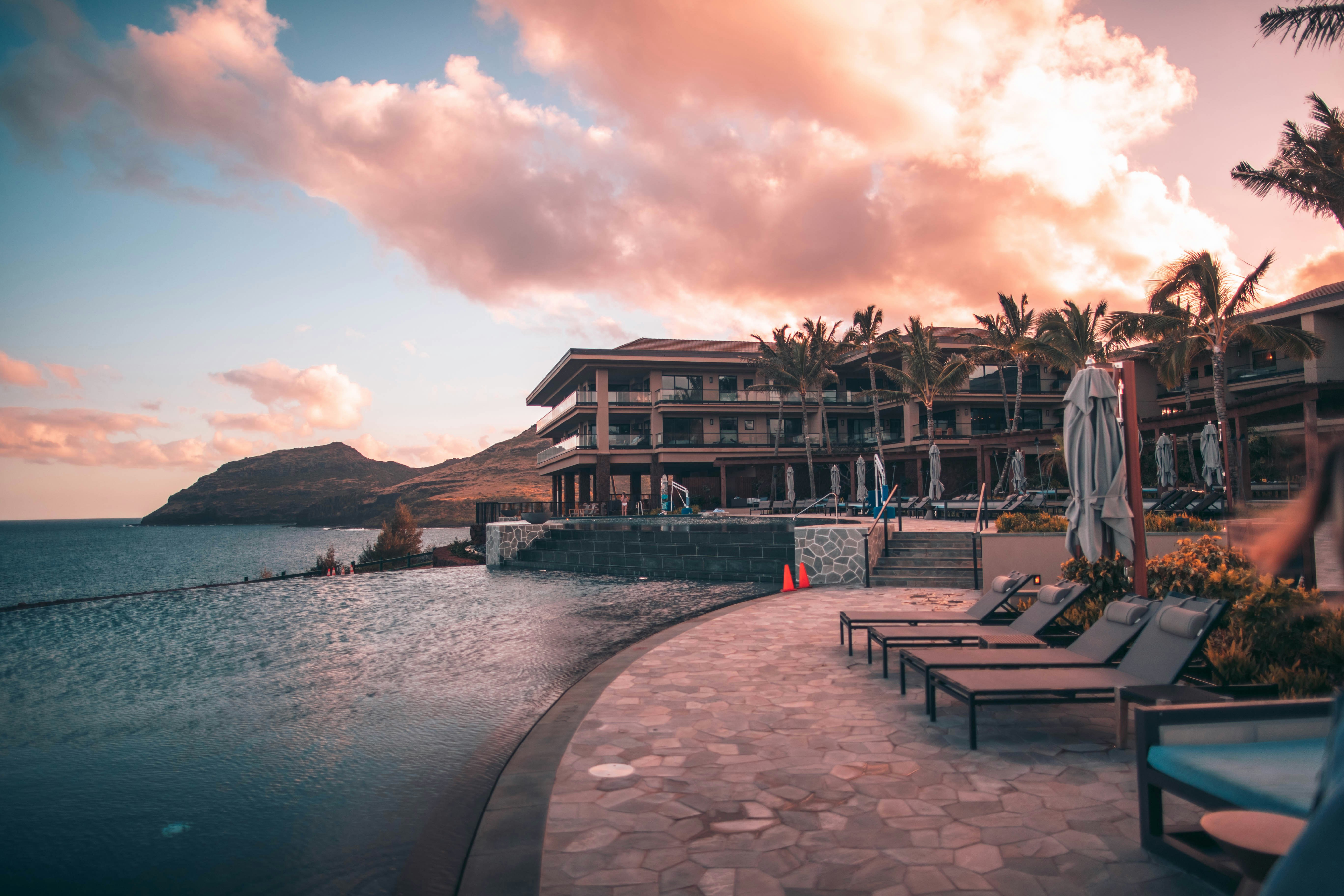 beachfront hotel