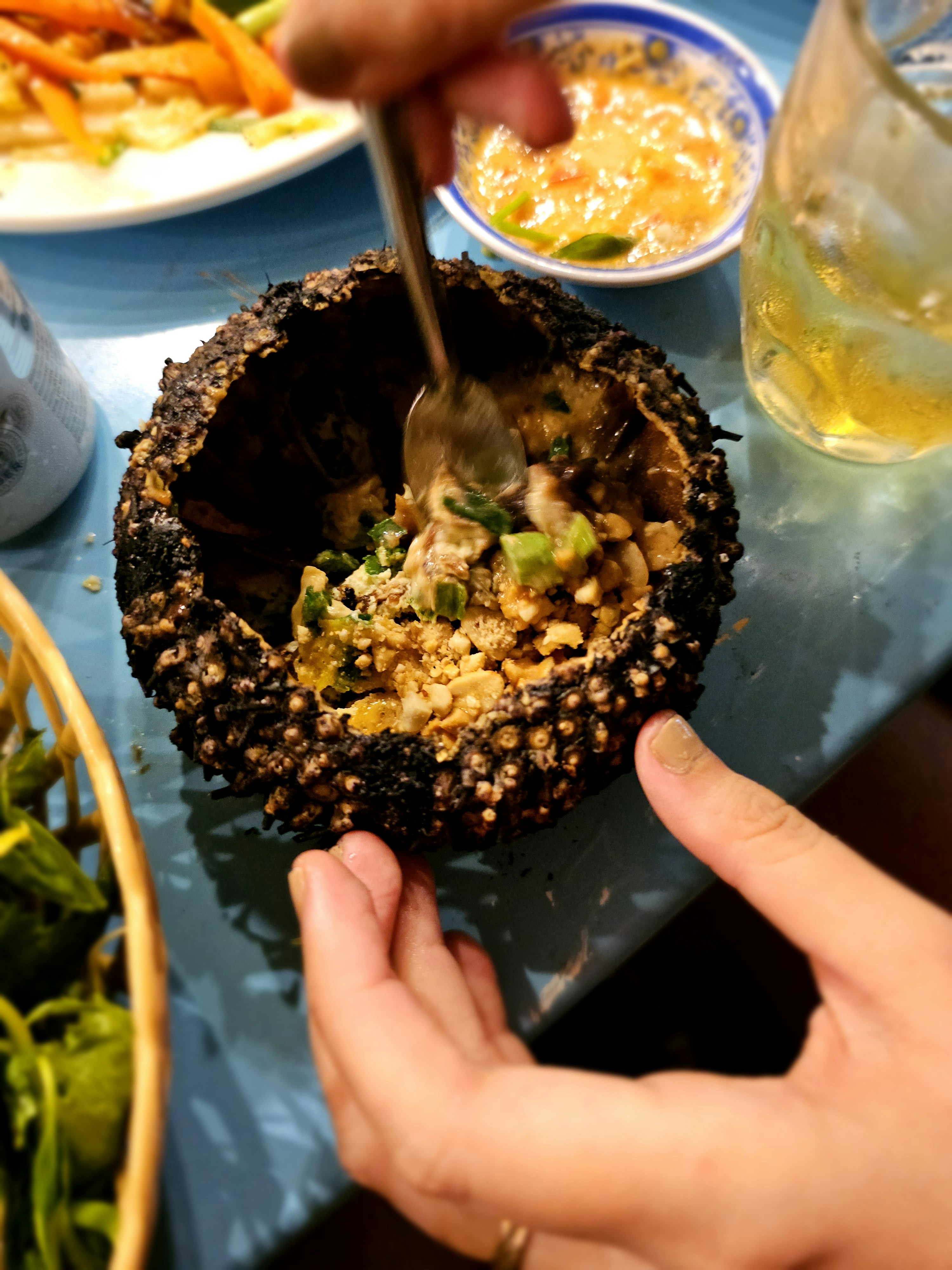 cooked sea urchin